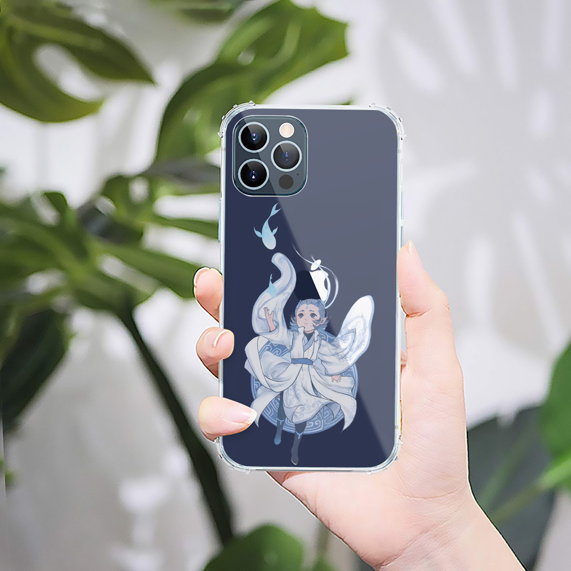 （画像用） Ne Zha 2 ナタ 魔童の大暴れ 【iPhone 12シリーズ対応】透明スマホケース（クリアソフトケース）
